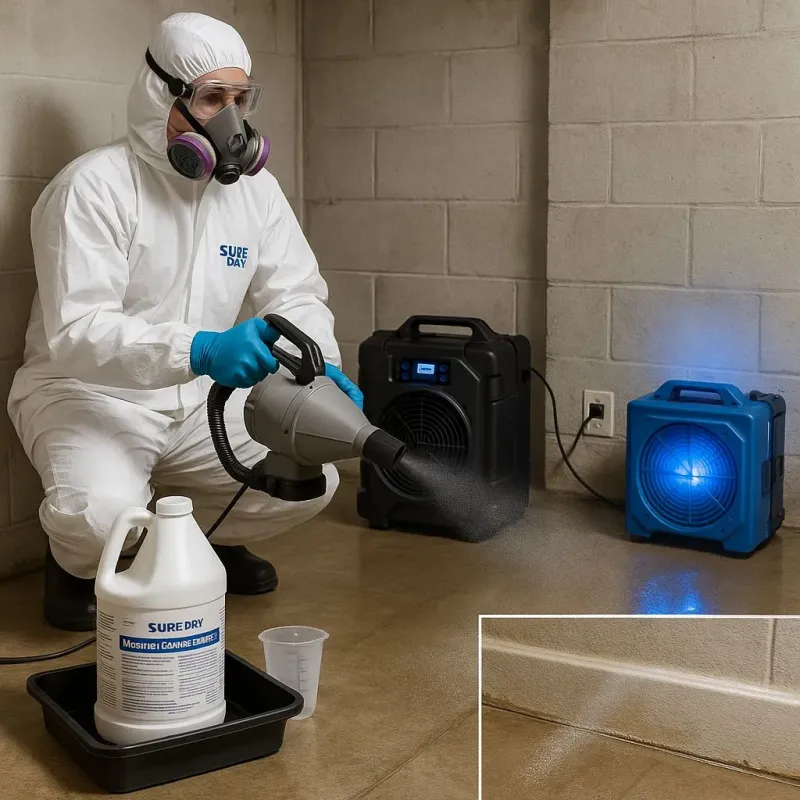 Sanitization and Odor Removal process in El Dorado County, CA
